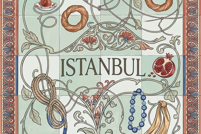 Istanbul painted on tiles